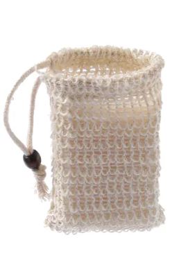 Handmade Soap Bag with Hemp and Ramie for Home Use