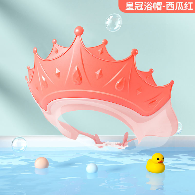 Adjustable Waterproof Silicone Kids Bath Cap with Ears