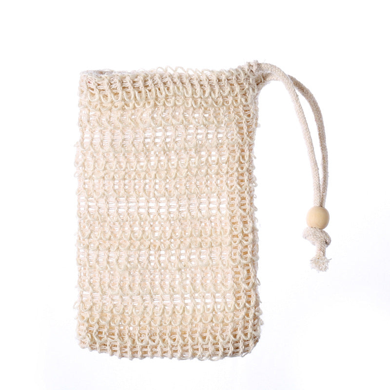 Handmade Soap Bag with Hemp and Ramie for Home Use